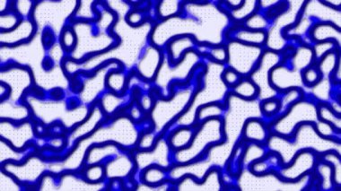 Canlandırılmış mavi renk 3d derinlik dalgalı desen arkaplanı