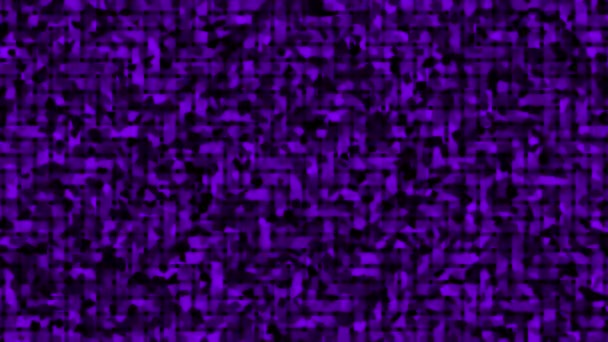 Animowany Czarny Fioletowy Ruchomy Wzór Mozaiki Płytki Tło — Wideo stockowe