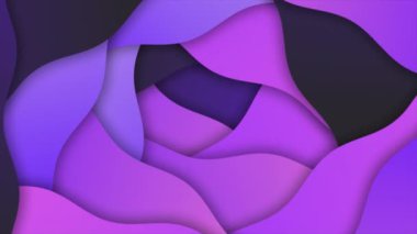 Şekil değiştiren çizginin topografik harita olarak canlandırılmış mavi renk soyut deseni