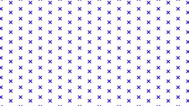 Canlandırılmış mavi renk döndürme artı işaret deseni arkaplanı