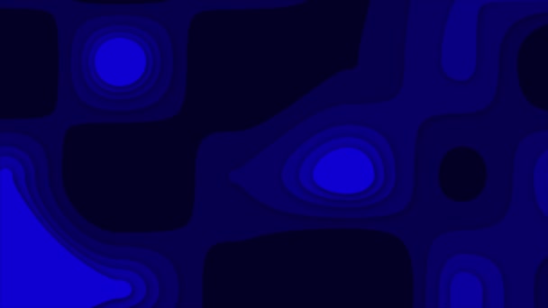 Анімований Синій Колір Рухається Глибина Паперу Вирізаний Фон — стокове відео