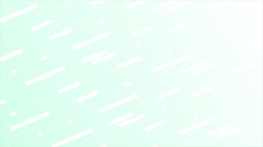 Altıgen desen üzerinde hareket eden canlandırılmış beyaz çizgiler Turkuaz renk arkaplanı