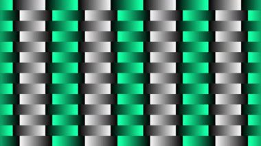 Canlandırılmış Cyan parçacıkları ışık ışınları ile dijital 3D teknolojik siber uzayda uçuyor. Dijital matris geleceksel arkaplanı