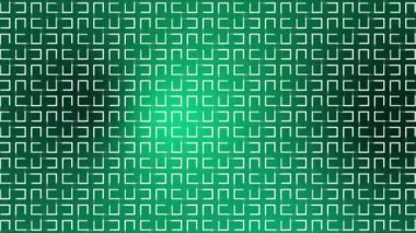 Canlandırılmış Cyan parçacıkları ışık ışınları ile dijital 3D teknolojik siber uzayda uçuyor. Dijital matris geleceksel arkaplanı