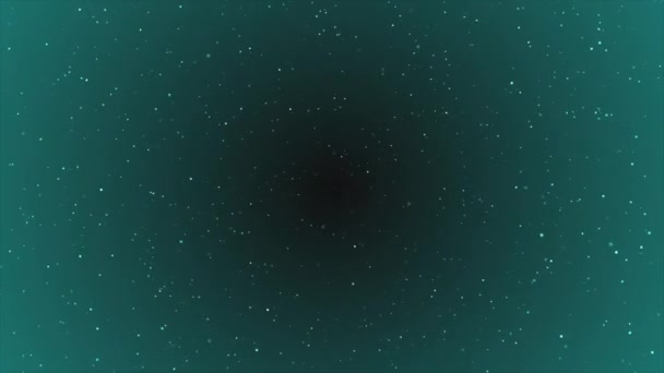 Animated Beautiful Cyan Color Moving Particles Futuristic Background Simple Elegant Stock Video