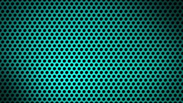 Animated Beautiful Cyan Color Moving Particles Futuristic Background Simple Elegant — Stock Video
