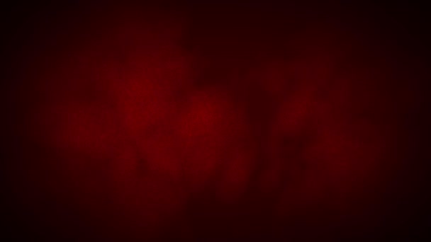 Canlandırılmış Basit Zarif Parıltılı Küçük Parçacıklar Kırmızı Arkaplan — Stok video