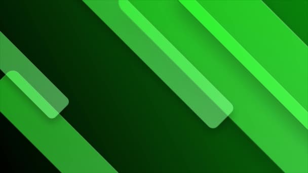 Анимированный Темно Зеленый Геометрический Прямоугольник Имеет Минимальный Фон Прямоугольник Фон — стоковое видео