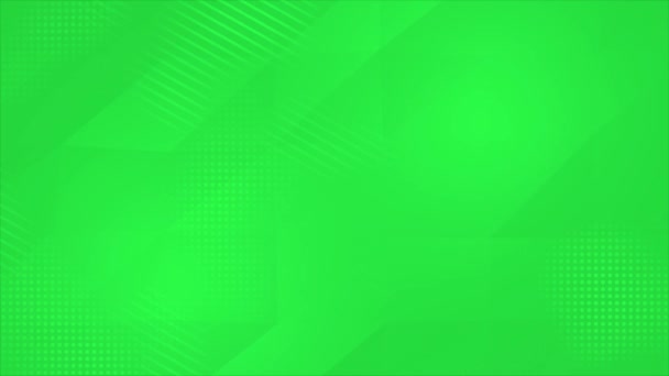 Анімований Абстрактний Зелений Високотехнологічний Низькополімерний Корпоративний Фон Кілька Форм Багатокутника — стокове відео