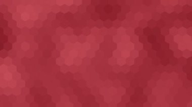 Canlandırılmış Basit ve klas kırmızı renkli altıgen şekilli fayanslar arka plan, altıgen şekilli geometrik arkaplan