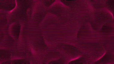 Siyah arkaplanda soyut desenli soyut mor renkli yatay çizgiler