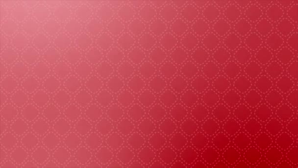 Animado Simple Elegante Color Rojo Formas Cuadradas Patrón Fondo Formas — Vídeo de stock