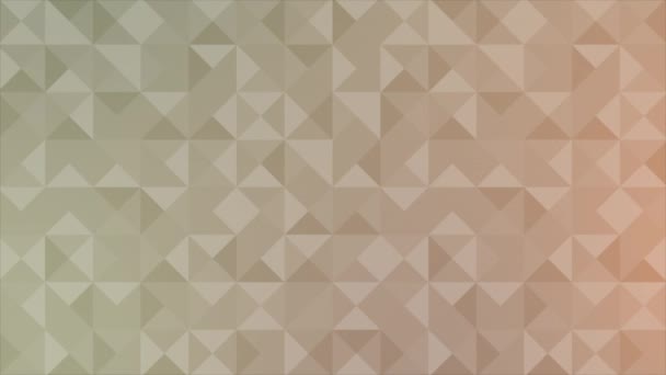 Geanimeerde Kleurrijke Gradiënt Geometrische Patroon Abstracte Achtergrond Meerdere Driehoekige Vormen — Stockvideo