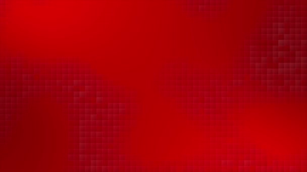 Puntos Circulares Animados Alta Tecnología Color Rojo Que Aparecen Desaparecen — Vídeo de stock