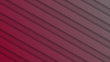 Canlandırılmış 3d derinlik çizgileri arka plan, kırmızı ve mavi gradyan