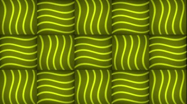 Canlandırılmış kireç yeşili parlak çizgili dijital kare kiremitler