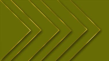 Animasyon Soyut Üçgen şekilleri altın çizgili, altın çizgiler Lüks arka plan