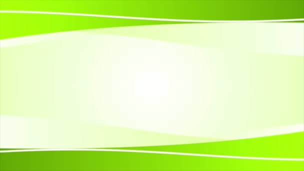 Animado Abstrato Brandura Cal Verde Fundo Onda Luxo Limão Onda — Vídeo de Stock