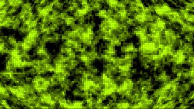 Animasyon kireç yeşili renk pikselli geometrik teknoloji arka planı
