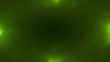 Canlandırılmış 4 yönlü yeşil duman bulutu arka planı, basit ve zarif duman giriş için koyu arkaplan