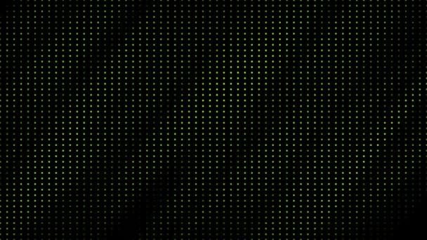Animé Abstrait Dynamique Vert Citron Vert Dots Fond Motion Animation — Video