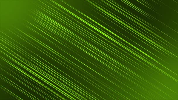 エレガントなライムグリーンのシームレスなループバック ダイアゴン移動ライムグリーンラインシンプルな背景 デジタル幾何学的な線の背景 — ストック動画