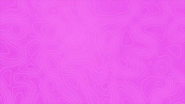 Animované Růžové Barvy Jednoduché Elegantní Abstraktní Vzor Minimální Geometrické Pozadí — Stock video