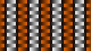 Canlandırılmış beyaz ve turuncu renkte çizgili arkaplan, hareket eden çizgiler illüzyon arka planı, basit ve zarif arkaplan