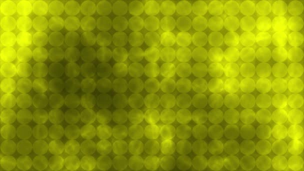 Animado Abstrato Amarelo Fumaça Texturecircular Fundo Padrão Elegante Fundo Profissional — Vídeo de Stock