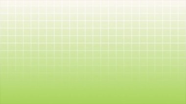 Canlandırılmış Basit ve zarif kare şebeke döngülü arkaplan, yeşil ve beyaz gradyan