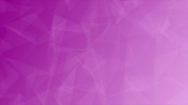 Canlandırılmış Basit ve zarif düşük polimetrik arkaplan, pembe renk hareket eden şekiller soyut arkaplan