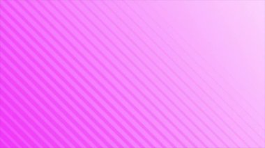 Canlandırılmış Basit ve zarif köşegen çizgiler arkaplan, pembe renk paralel çizgiler döngü arkaplan