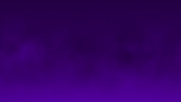 Humo Color Púrpura Animado Moviéndose Hacia Arriba Polvo Movimiento Niebla — Vídeos de Stock