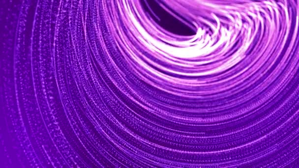 Animated Abstract Line Particle Background Abstrait Violet Lumineux Ligne Particules — Video