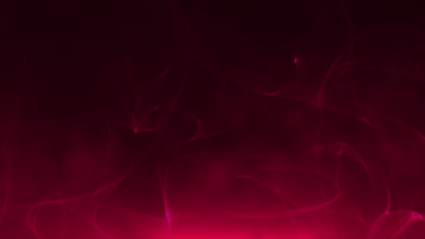 Animovaný Růžový Barevný Kouř Pohybující Nahoru Abstraktní Vzor Částice Abstraktní — Stock video