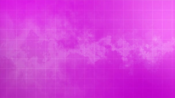 グリッド技術の背景 ピンクの抽象パターンの背景を移動するアニメーションハイテク抽象パターン — ストック動画