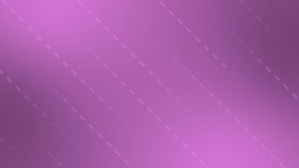 アニメーション シンプルでエレガントな斜めの点線 反対方向に移動するピンクの勾配の背景 — ストック動画