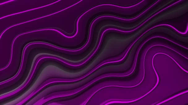 Geanimeerde Tech Roze Kleur Neon Diagonale Strepen Technologische Abstracte Patroon — Stockvideo