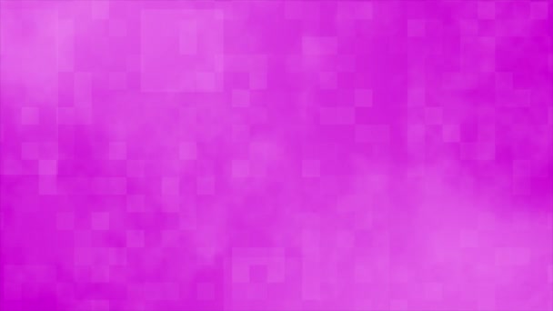Animowany Różowy Kolor Slow Motion Tech Geometryczne Tło Wzór Pudełka — Wideo stockowe