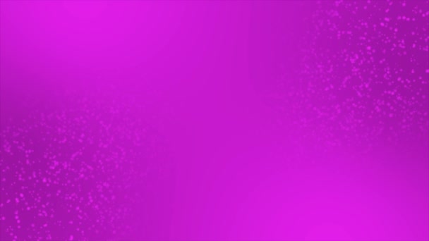 Animado Cor Rosa Brilho Partículas Simples Elegante Partículas Fundo — Vídeo de Stock