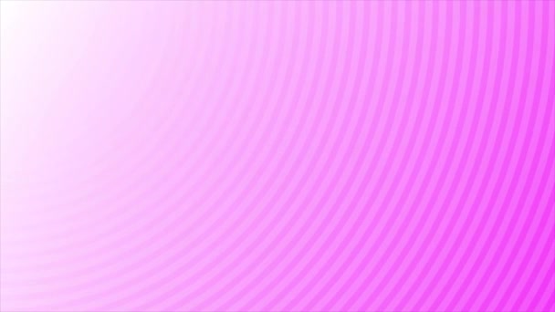 Анимационный Розовый Цвет Градиентный Фон Движущимися Повторяющимися Линиями Волновой Фон — стоковое видео