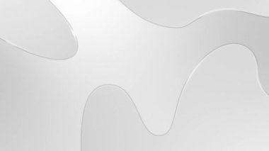 Canlandırılmış Basit ve klas Beyaz ve Siyah renk minimetrik geometrik döngülü arkaplan