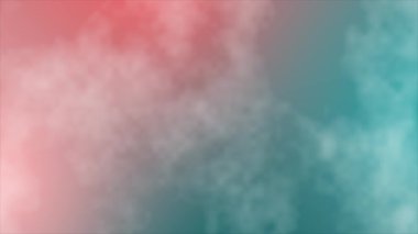 Canlandırılmış turuncu duman desenli veya sisli renkli döngülü arkaplan 