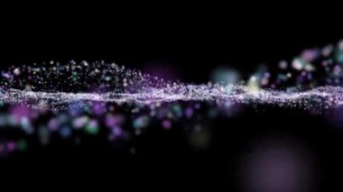 Animasyon yüksek teknolojili mavi renk neon diyagonal çizgiler teknolojik soyut model arka plan