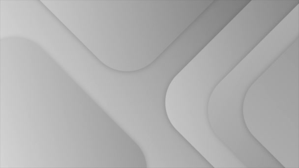 Animowane Prosty Elegancki Biały Kolor Kwadrat Box Design Profesjonalne Tło — Wideo stockowe