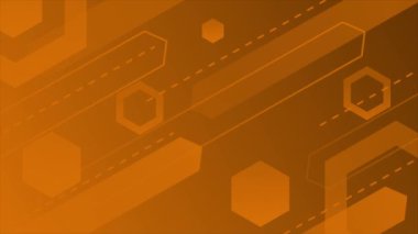 Canlandırılmış Soyut hareketli altıgen geometrik şekiller minimum arkaplan, altıgen şekiller arkaplan