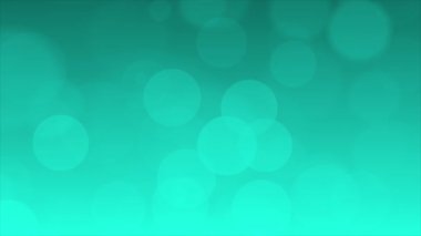 Canlandırılmış Basit ve zarif hareket eden daireler bokeh arkaplan, yavaş çekim en az bokeh arkaplan