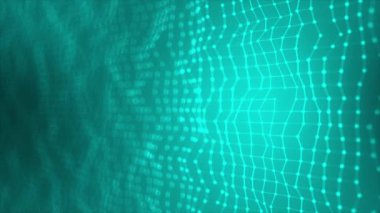 Animasyon teknolojisi, büyük veri arkaplanı kavramı. Soyut yavaş çekim çizgileri ve noktalar bağlantı fütüristik arka planı