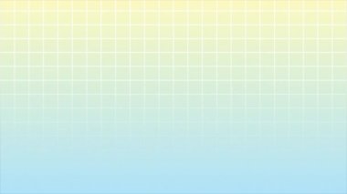 Canlandırılmış Basit ve zarif kare şebeke döngülü arkaplan, sarı ve mavi gradyan