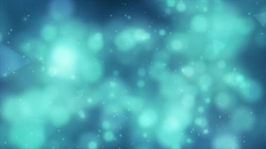 Canlandırılmış Kraliyet mavisi renk bulanık bokeh parçacıkları soyut arka plan